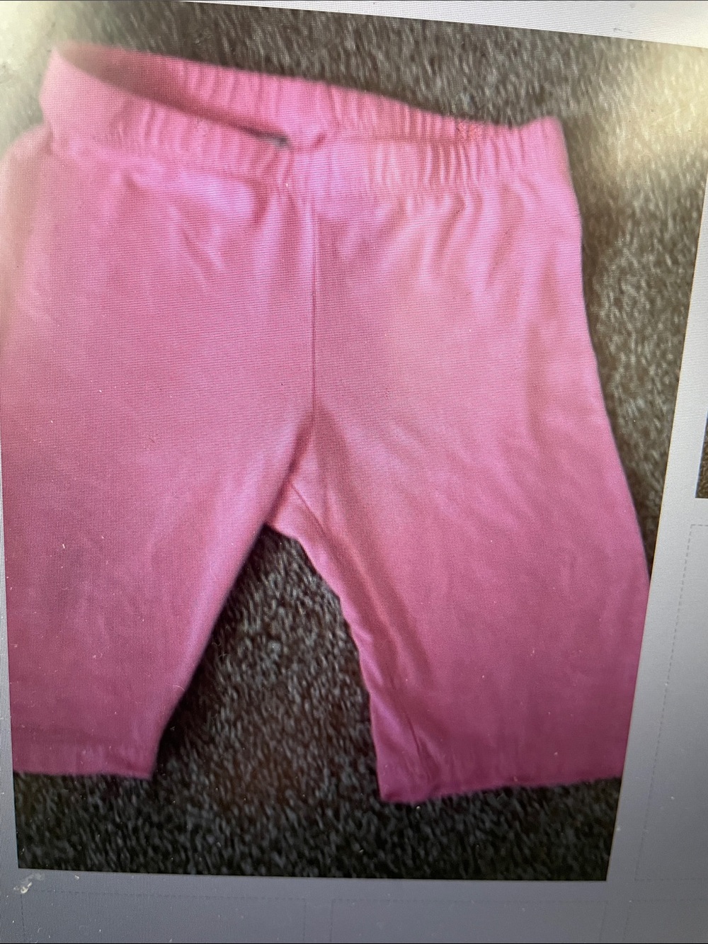 Girl's pink shorts 7/8